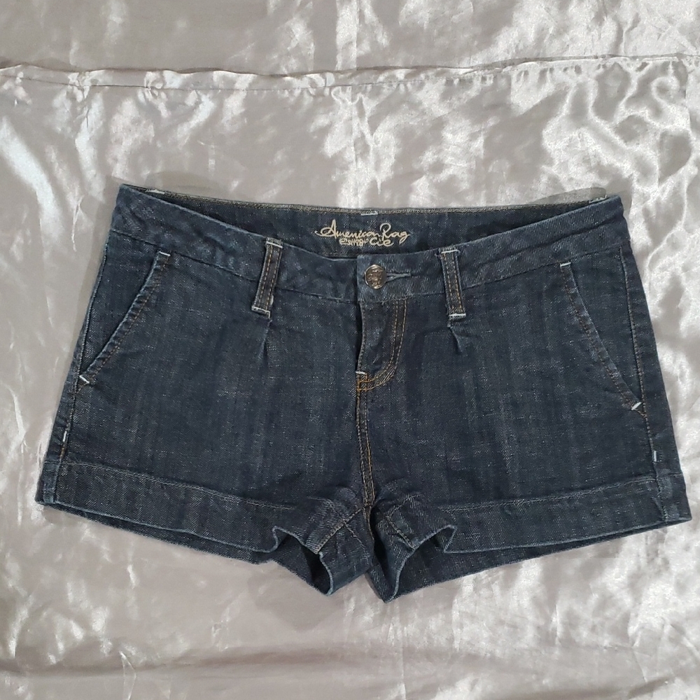 American Rag Blue Jean Shorts Classic Cuffed Style